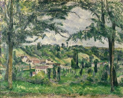 Landschap door Paul Cézanne